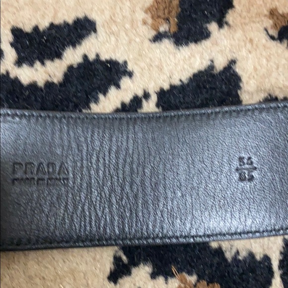 Vintage Prada Leather Belt - Picture 3 of 5